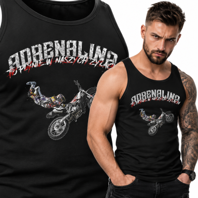 TANK TOP  ŚMIESZNY MOTORYZACYJNE ENDURO PASJA